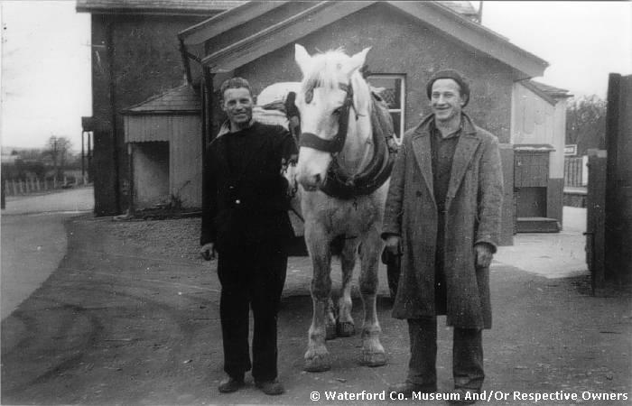 Jimmy Navin & Tom Tobin At Dungarvan Railway Station