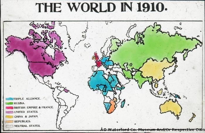 Map Of The World In 1910