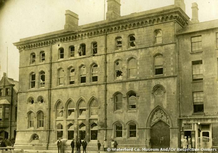 General Post Office, Waterford, After Bombardment In 1922